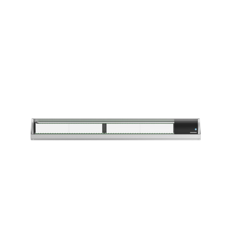 Hoshizaki Sushivitrine | Rvs/zwart | 87l | +3°c/+5°c | Statisch | Compressor Links | 2100x345x270(h)mm