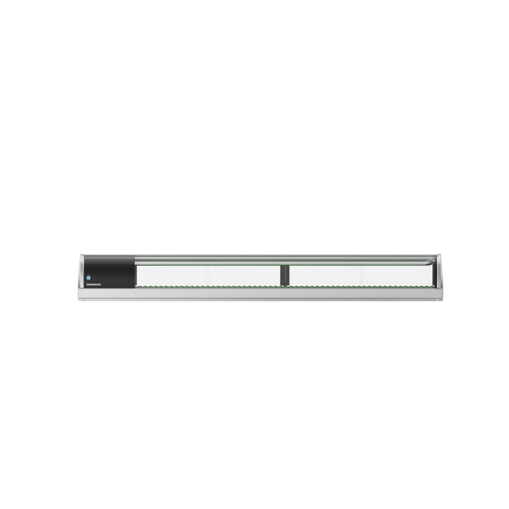 Hoshizaki Sushivitrine | Rvs/zwart | 87l | +3°c/+5°c | Statisch | Compressor Rechts | 2100x345x270(h)mm
