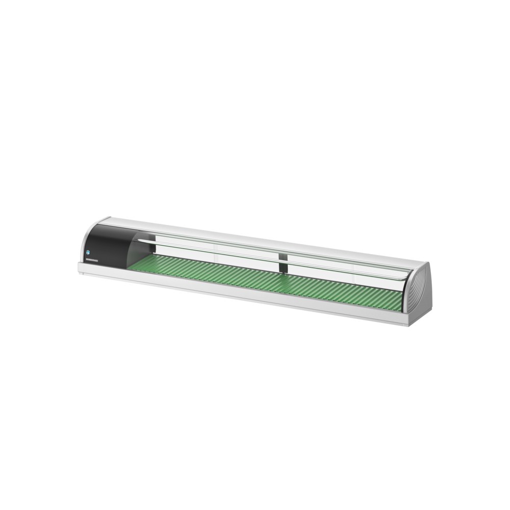 Hoshizaki Sushivitrine | Rvs/zwart | 87l | +3°c/+5°c | Statisch | Compressor Rechts | 2100x345x270(h)mm