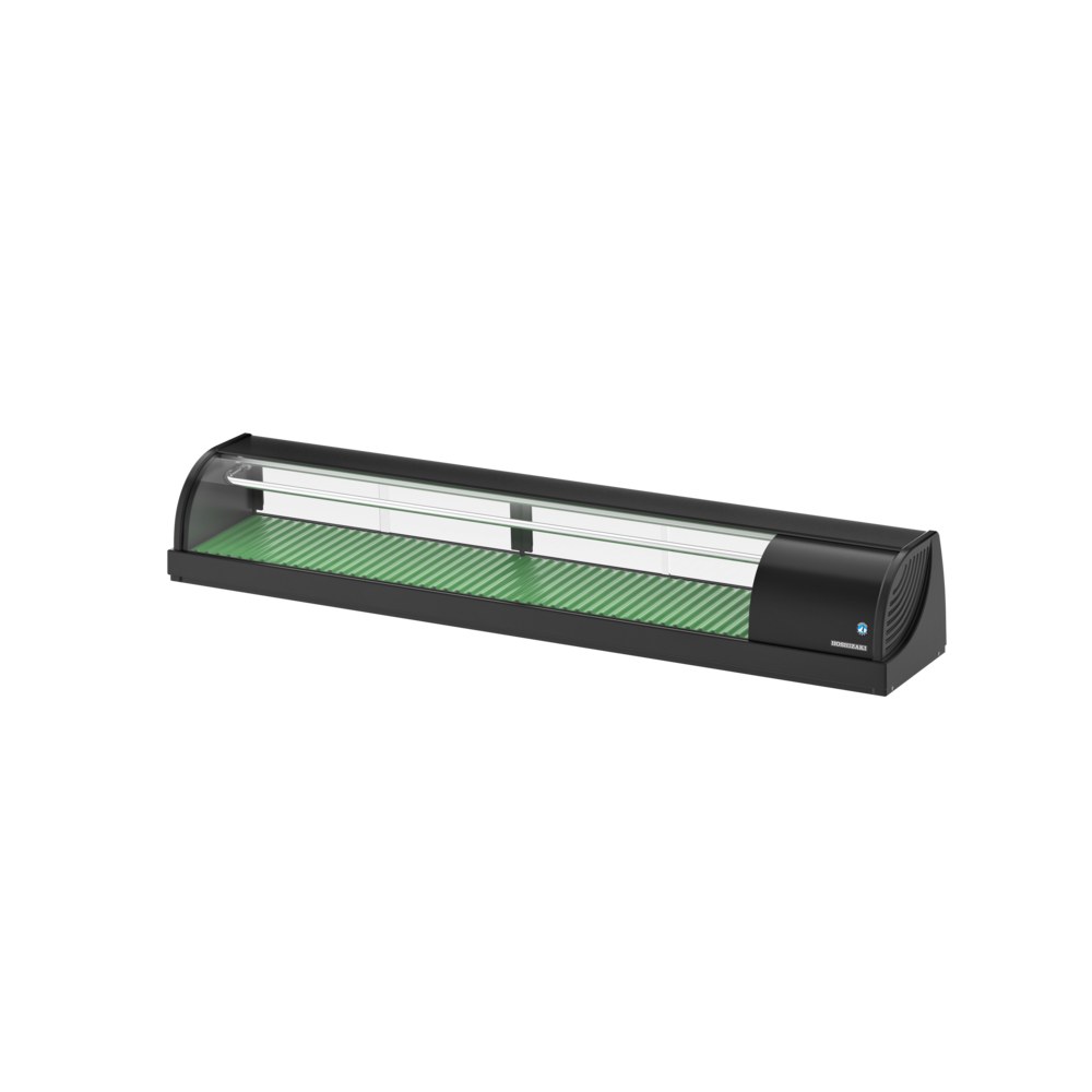 Hoshizaki Sushivitrine | Zwart | 72l | +3°c/+5°c | Statisch | Compressor Links | 1800x345x270(h)mm