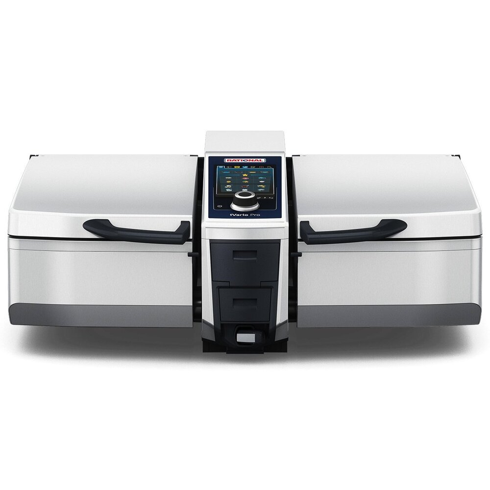 Rational Varipan | Ivario | Tafelmodel | Hogedruk | 2x 25l | 30°c/250°c | 21kw (400v) | Touchscreen | 1100x938x485(h)mm