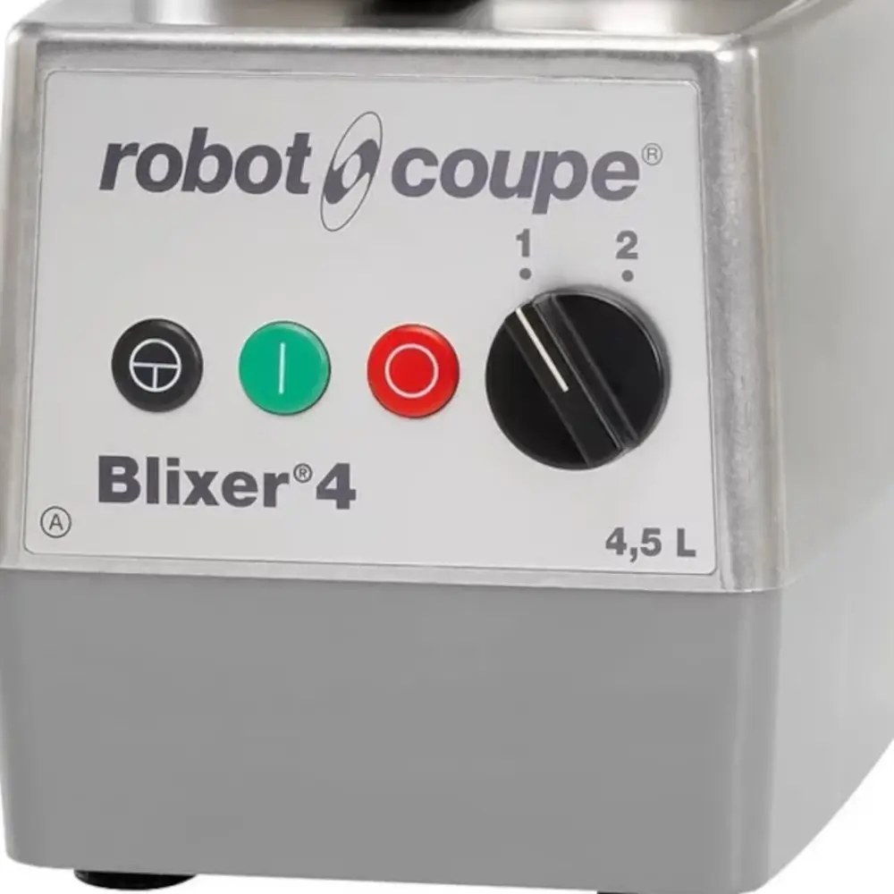 Robot Coupe Blixer | 4.5l | 2 Snelheden (1.500-3.000rpm) | 1kw (400v) | 240x305x445(h)mm
