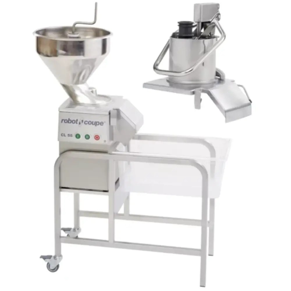 Robot Coupe Groentesnijder | Automatische Invoer | 400kg/u | 1.1kw (400v) | 865x396x1270(h)mm
