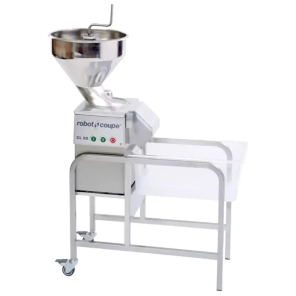 Robot Coupe Groentesnijder | Automatische Invoer | 400kg/u | 1.1kw (400v) | 865x396x1270(h)mm