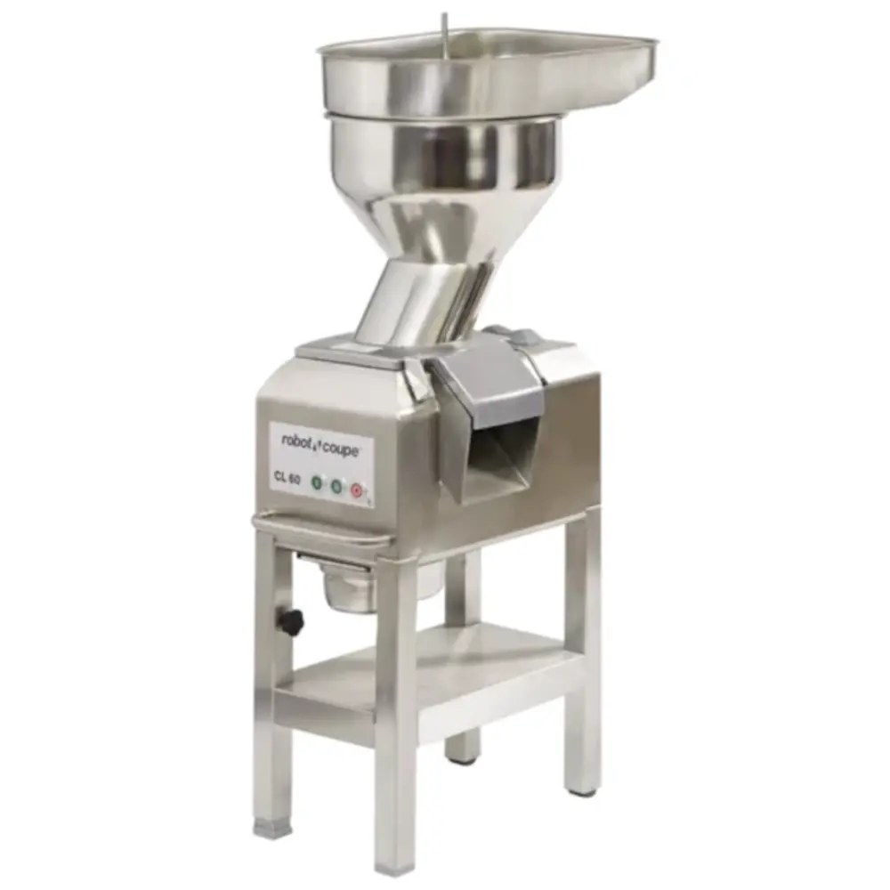 Robot Coupe Groentesnijder | Automatische Invoer | 600kg/u | 1.5kw (400v) | 460x770x1355(h)mm