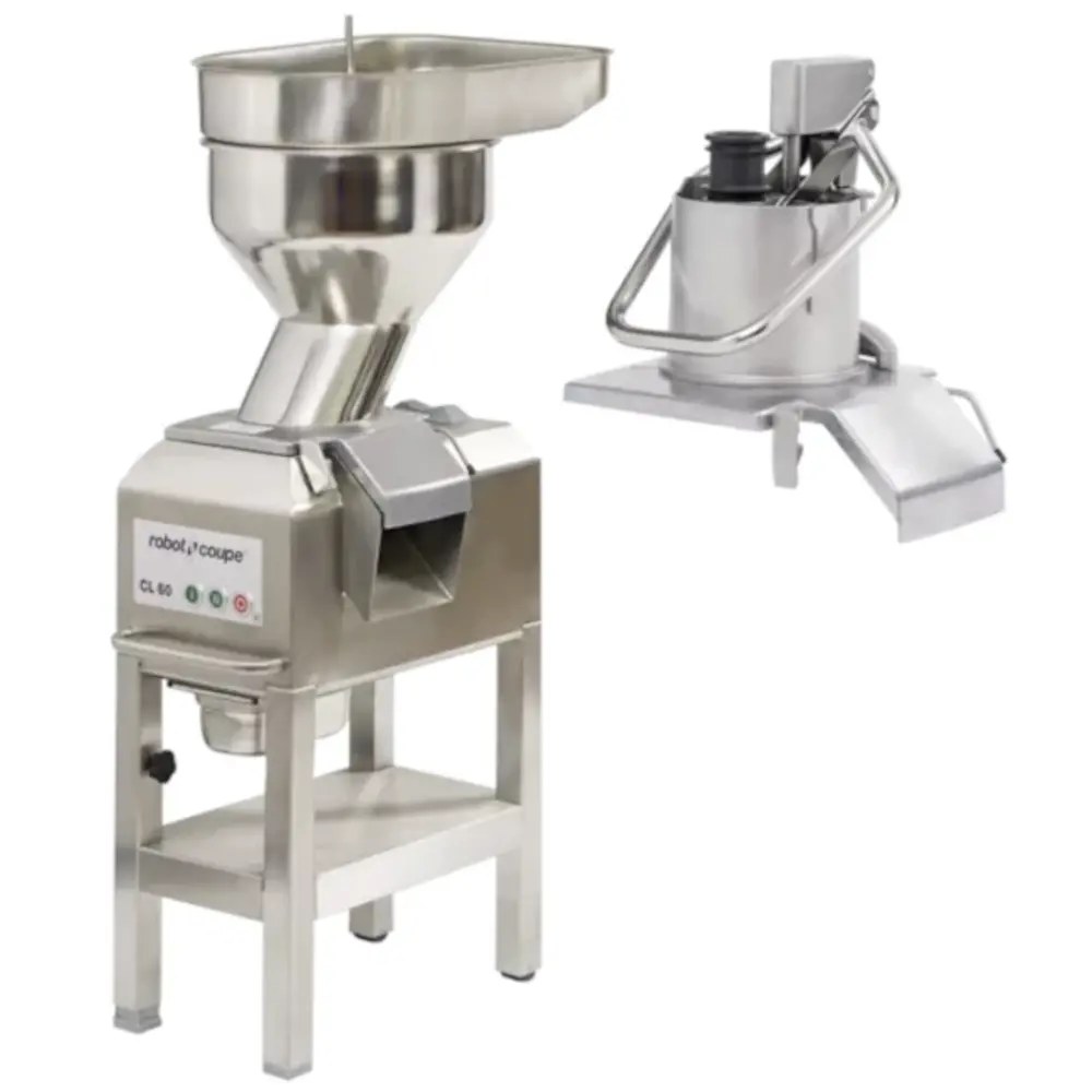 Robot Coupe Groentesnijder | Automatische Invoer | 600kg/u | 1.5kw (400v) | 460x770x1355(h)mm