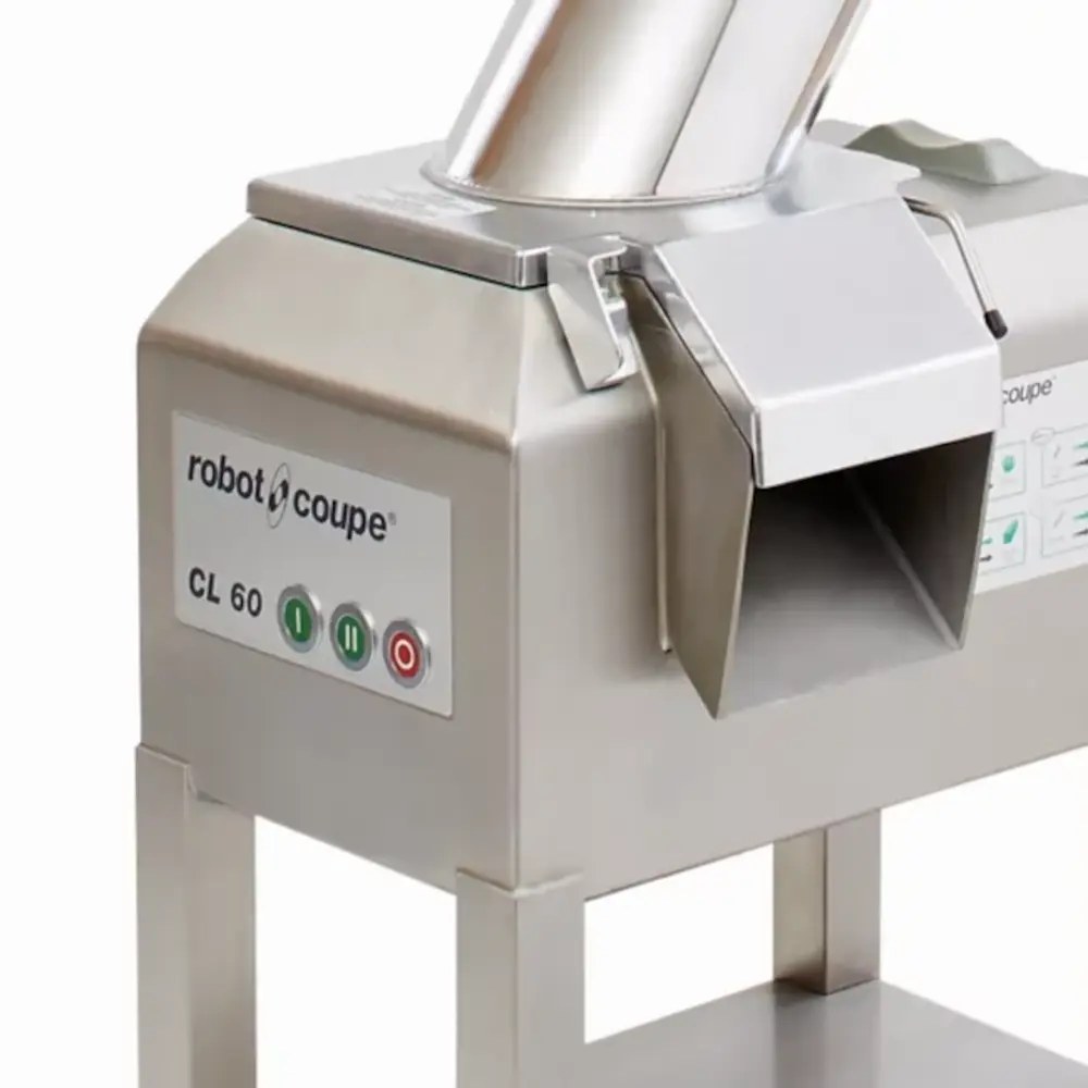 Robot Coupe Groentesnijder | Automatische Invoer | 600kg/u | 1.5kw (230v) | 460x770x1355(h)mm