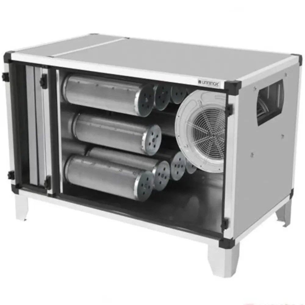 Unninox Geurfilterkast Ftbk | 7.0a | 4000m3/u | 0.75kw | 18 Carbon Filters + 2 Cassette Filters | 1500x790x790(h)mm
