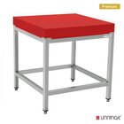 Unninox Hakblok | Rvs/polyethyleen | Blokdikte 100mm | Gelast | 800x800x850(h)mm