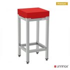 Unninox Hakblok | Rvs/polyethyleen | Blokdikte 100mm | Gelast | 500x600x850(h)mm