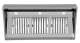 Unninox Afzuigkap Schuinmodel | Rvs | 2200x950x400(h)mm