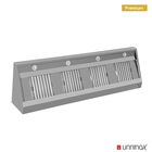 Unninox Rvs Afzuigkap Schuinmodel | 2600x700x400(h)mm