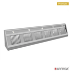 Unninox Rvs Afzuigkap Schuinmodel | 3200x700x400(h)mm