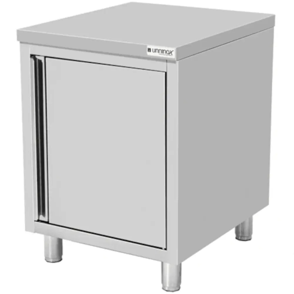 Unninox Werktafel | Rvs | 1 Draaideur | 600x600x850(h)mm