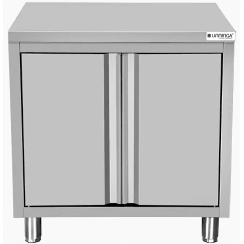 Unninox Werktafel | Rvs | 2 Draaideuren | 900x600x850(h)mm