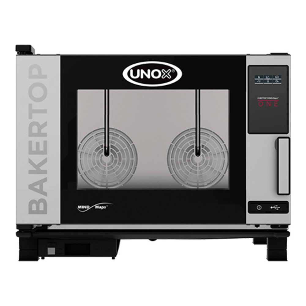 Unox Bakertop (60x40cm)x04 Mindone | 7,4kw/h | Met Pure-antikalkfilter | 960x860x680(h)mm