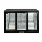 Unnicool Barkoelkast | 300l | Zwart | +2°c/+10°c | Statisch + Ventilator | Schuifdeuren | 1350x565x900(h)mm