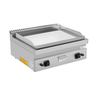 Unni-cooking Bak-/grillplaat | 700 Serie | Gas | Glad Oppervlak 740x565 (verchroomd) | 80°c/300°c | 13kw | Piëzo Ontsteking | 800x700x300(h)mm