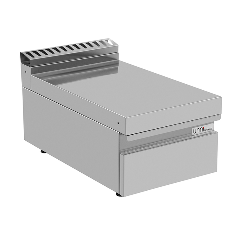 Unni-cooking Neutrale Werkunit | 700 Serie | Rvs | 1 Lade | 400x700x300/350(h)mm