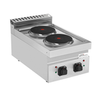 Unni-cooking Fornuis | 700 Serie | Tafelmodel | Elektrisch | 2 Kookpunten | 5.2kw (400v) | 400x700x300/350(h)mm