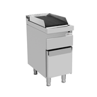 Unni-cooking Stoomgrill | 700 Serie | Gas | Gietijzer | 7.5kw | Piëzo Ontsteking | Uitneembare Waterlade | 400x700x850/900(h)mm