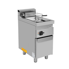 Unni-cooking Friteuse | 700 Serie | Elektrisch | 16l | 100°c/190°c | 14.2kw (400v) | Aftapkraan | Gesloten Onderkast | 400x700x850/900(h)mm