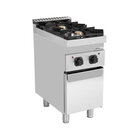 Unni-cooking Fornuis | 700 Serie | Gas | 2 Branders (2x 6.5kw) | Waakvlam | 400x700x850/900(h)mm