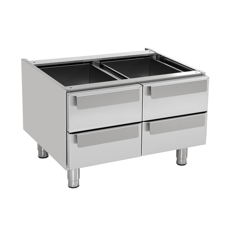 Unni-cooking Onderstel | 700 Serie | Rvs | 4 Laden | 800x700x600(h)mm