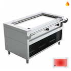 Unni-cooking Teppanyaki Grillplaat | Gas | Met Onderkast | 2 Branders | 18.4kw | 1440x770x850(h)mm