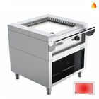 Unni-cooking Teppanyaki Grillplaat | Gas | Met Onderkast | 1 Brander | 9.2kw | 800x770x850(h)mm