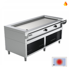 Unni-cooking Teppanyaki Grillplaat | Gas | Met Onderkast | 17kw | 2 Branders | 1740x770x850(h)mm