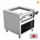 Unni-cooking Teppanyaki Grillplaat | Gas | Met Onderkast | 1 Brander | 8.5kw | 800x770x850(h)mm