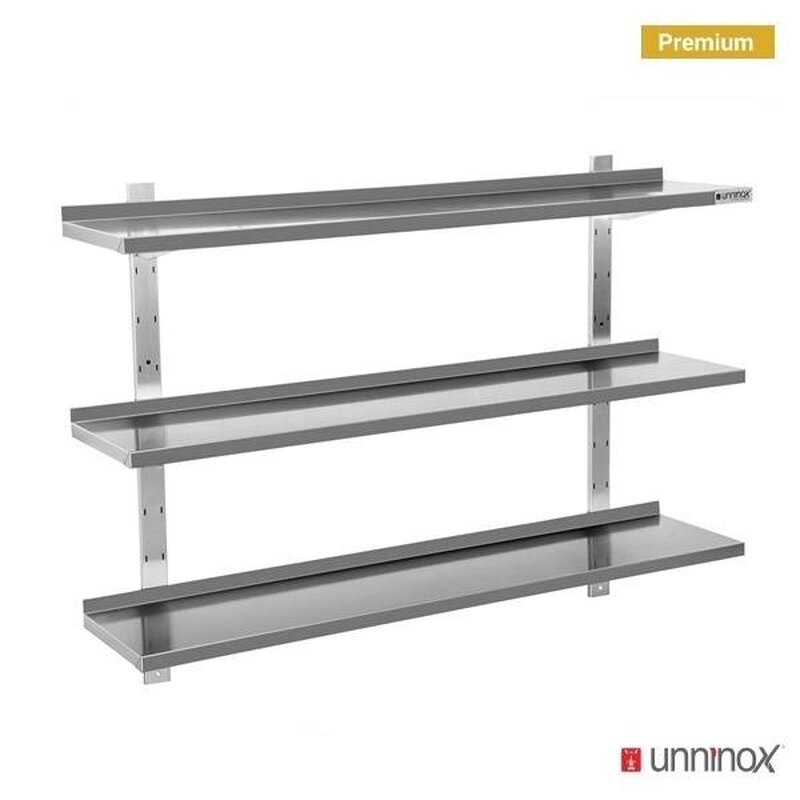 Unninox Wandplanken 400 Diep (drievoudig) | 800x400xh1000
