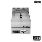 Unni-cooking Friteuse | 650 Serie | Gas | 8L | 90°c/190°c | 6.5kw | Aftapkraan | 400x650x350/540(h)mm
