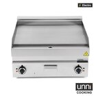 Unni-cooking Bak-/grillplaat | 650 Serie | Elektrisch | Glad Oppervlak 700x550 (rvs) | 50°c/300°c | 9kw (400v) | 700x650x300/540(h)mm