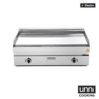 Unni-cooking Bak-/grillplaat | 650 Serie | Elektrisch | Glad Oppervlak 1100x550 (verchroomd) | 50°c/300°c | 13.5kw (400v) | 1100x650x300/540(h)mm