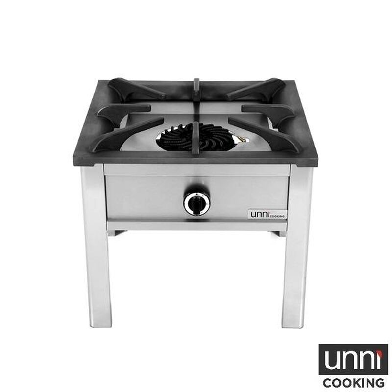 Unni-cooking Hokker | Gas | 1 Brander (enkele Ring) | 10kw | 500x500x550(h)mm