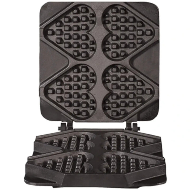 Gmg Wisselplaten | Tiamo | Hartvormige Wafels (132x125x24mm) | Gietijzer
