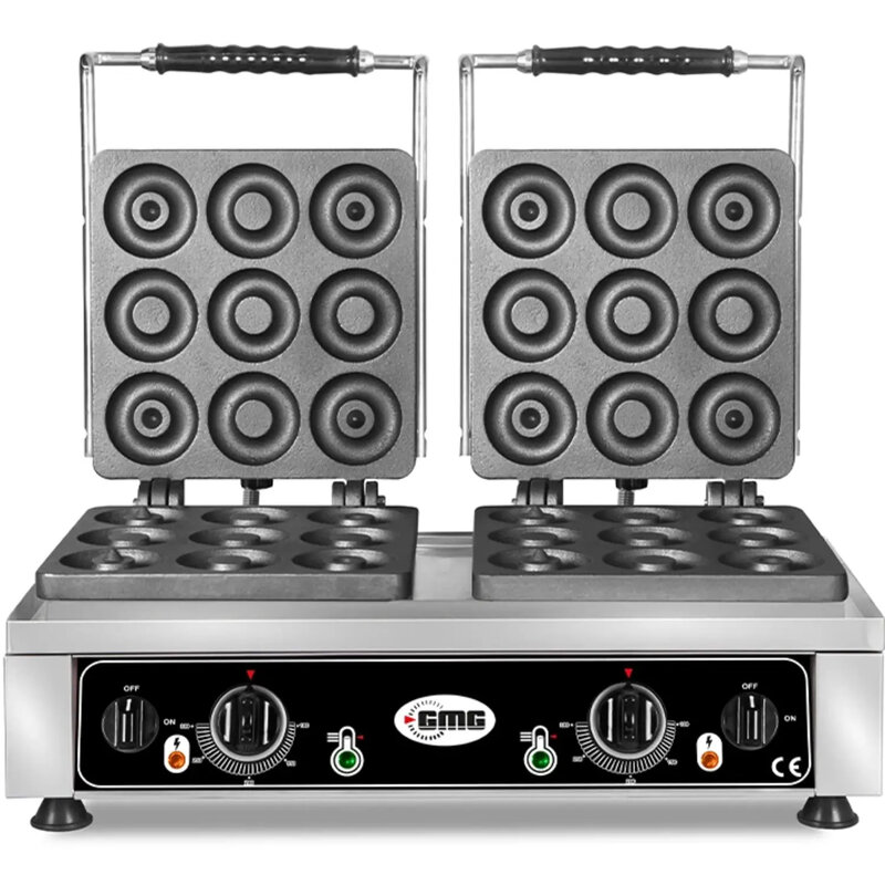 Gmg Donutijzer | Donato | Dubbel | Mini Donuts (ø80mm) | 50°c/300°c | 4.4kw (2x 230v) | 600x440x320(h)mm