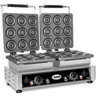 Gmg Donutijzer | Donato | Dubbel | Mini Donuts (ø80mm) | 50°c/300°c | 4.4kw (2x 230v) | Verwisselbare Wafelvorm | 600x440x320(h)mm