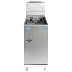 Pitco Friteuse | 35c | Propaan | 18l | 26kw | Aftapkraan | 384x769x864/1168(h)mm