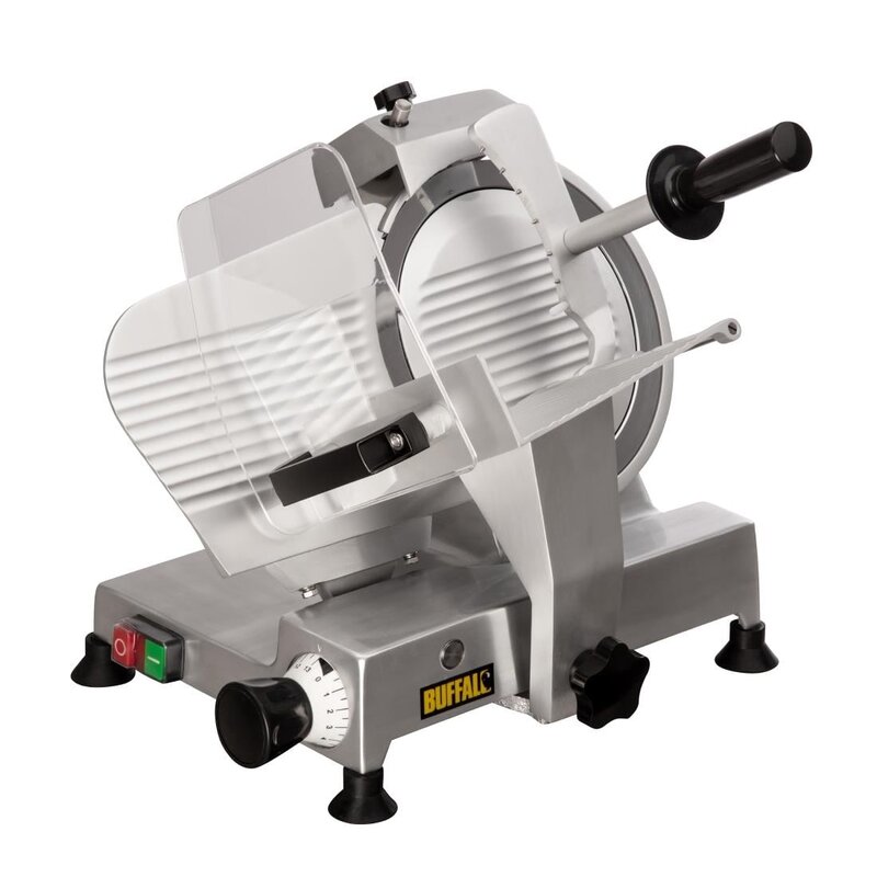 Buffalo Vleessnijmachine 25cm | 120w | 437x437x485(h)mm