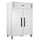 Polar Vrieskast | G-serie | 1200l (2/1gn) | Wit | -10°c/-20°c | Statisch + Ventilator | Wielen (geremd) | 1345x815x2000(h)mm