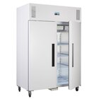 Polar Vrieskast | G-serie | 1200l (2/1gn) | Wit | -10°c/-20°c | Statisch + Ventilator | Wielen (geremd) | 1345x815x2000(h)mm