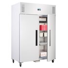 Polar Vrieskast | G-serie | 1200l (2/1gn) | Wit | -10°c/-20°c | Statisch + Ventilator | Wielen (geremd) | 1345x815x2000(h)mm