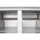 Polar Vrieskast | G-serie | 1200l (2/1gn) | Wit | -10°c/-20°c | Statisch + Ventilator | Wielen (geremd) | 1345x815x2000(h)mm