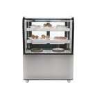 Polar Gebaksvitrine | 270l | Grijs | +2°c/+12°c | 3 Schappen | 915x675x1215(h)mm