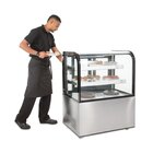 Polar Gebaksvitrine | 270l | Grijs | +2°c/+12°c | 3 Schappen | 915x675x1215(h)mm