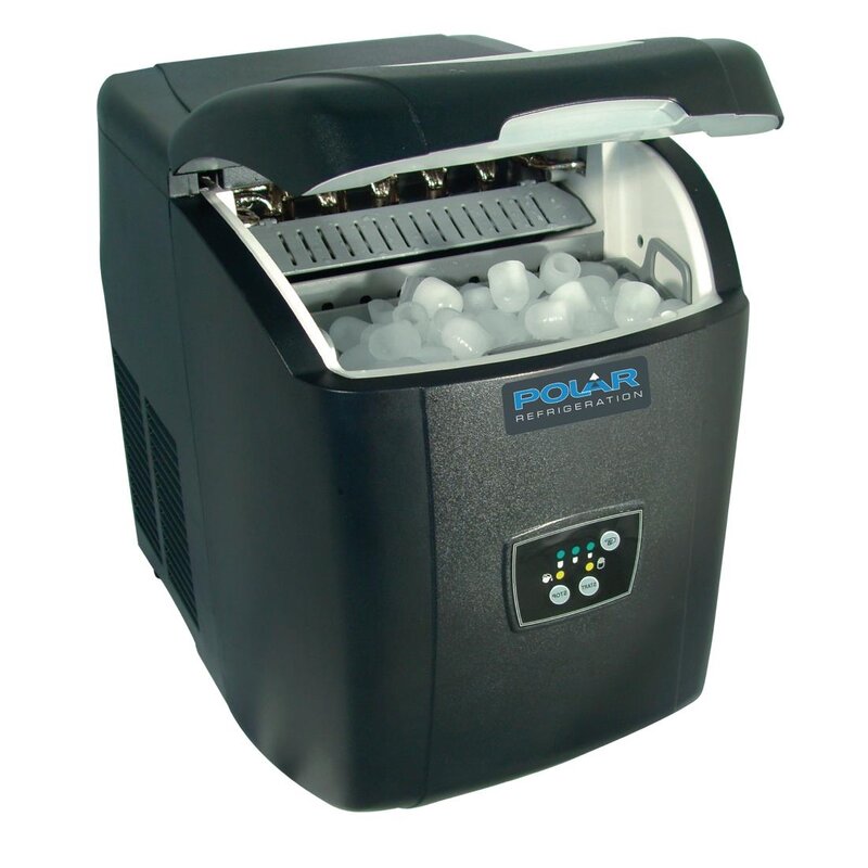 Polar Ijsblokjesmachine | C-serie | Holle Blokjes (div. Formaten) | 11kg/24u | Bunker 1kg | Luchtgekoeld | 305x380x380(h)mm