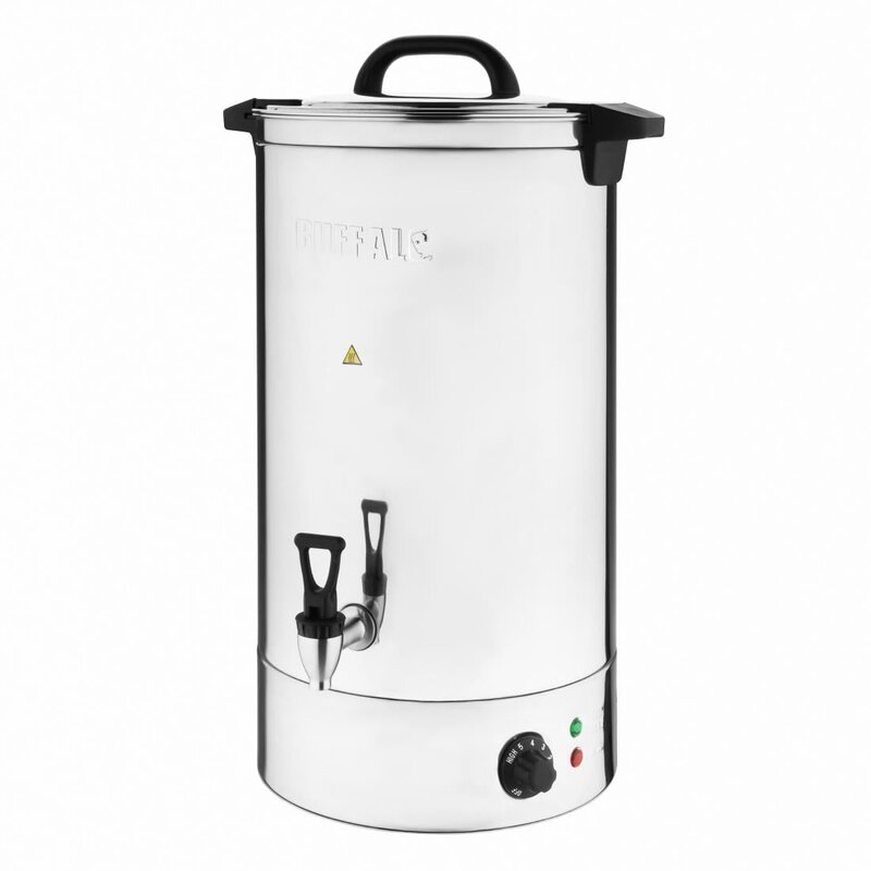 Buffalo Heetwaterdispenser | Energiezuinig | Rvs | 20l | 32°c/100°c | 2.6kw (230v) | ø380x587(h)mm